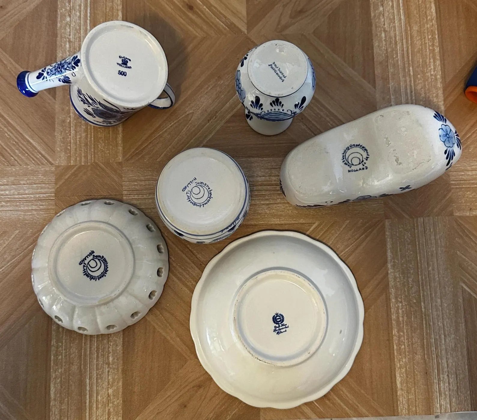 Delft Blue Holland Dutch Hand Painted Porcelain Collection U Pick Vintage Delft Collectibles