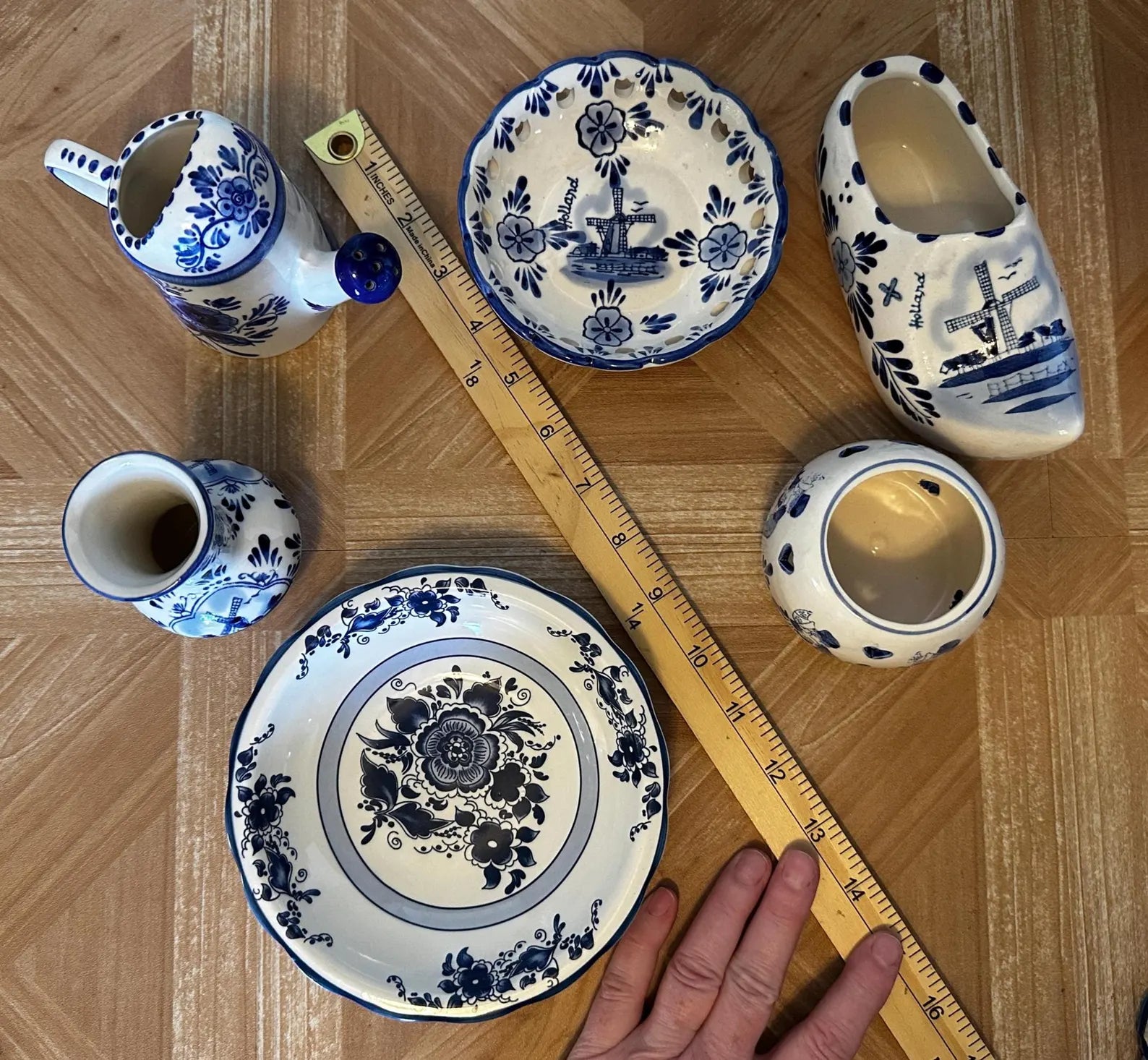 Delft Blue Holland Dutch Hand Painted Porcelain Collection U Pick Vintage Delft Collectibles
