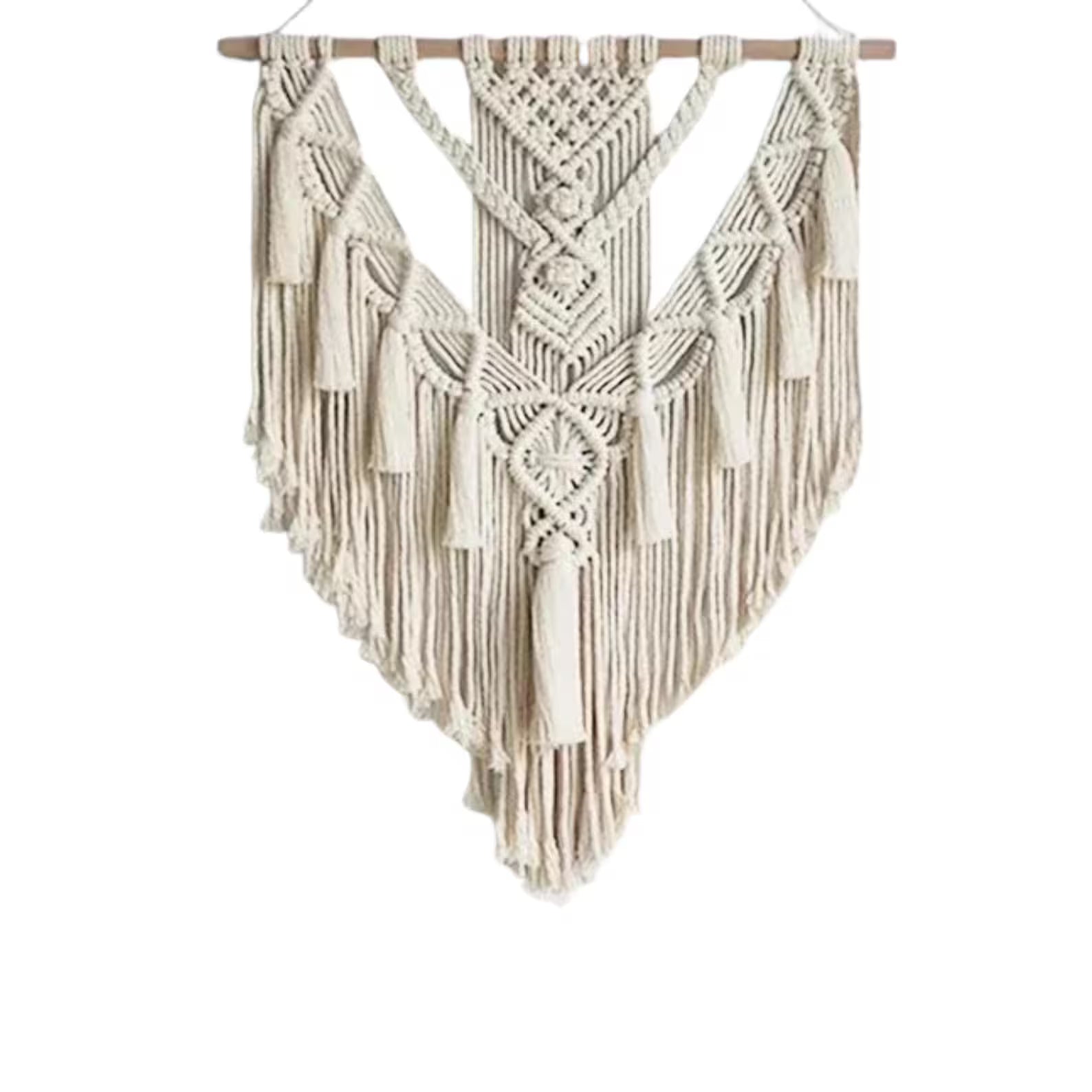Handmade Macrame Woven Wall Hanging: Boho Chic Home Decor